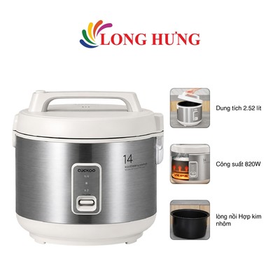 Nồi cơm điện nắp gài Cuckoo 2.52 lít CR-1415 - Hàng chính hãng