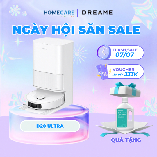 Robot Hút Bụi Dreame D20 Ultra - Hàng Chính Hãng