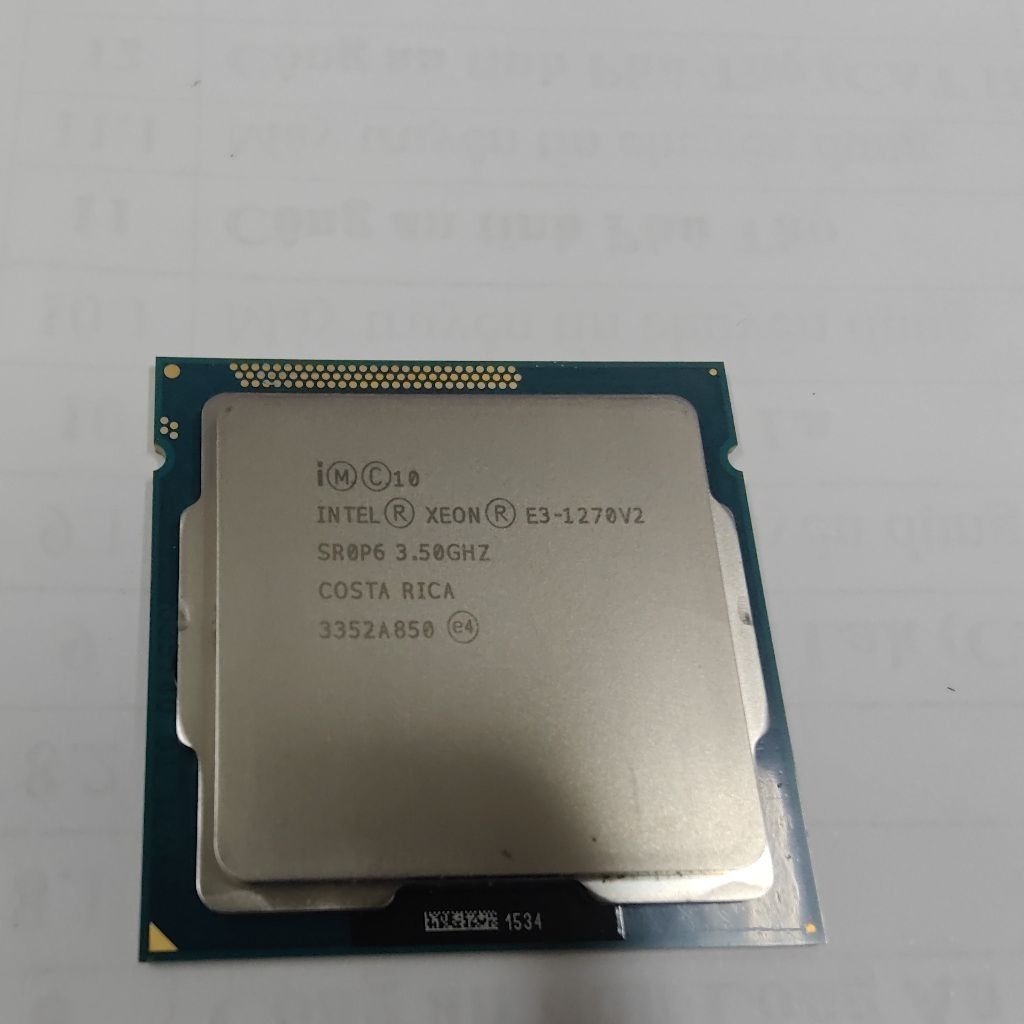 bộ vi xử lý (CPU) Intel Xeon E3-1270V2