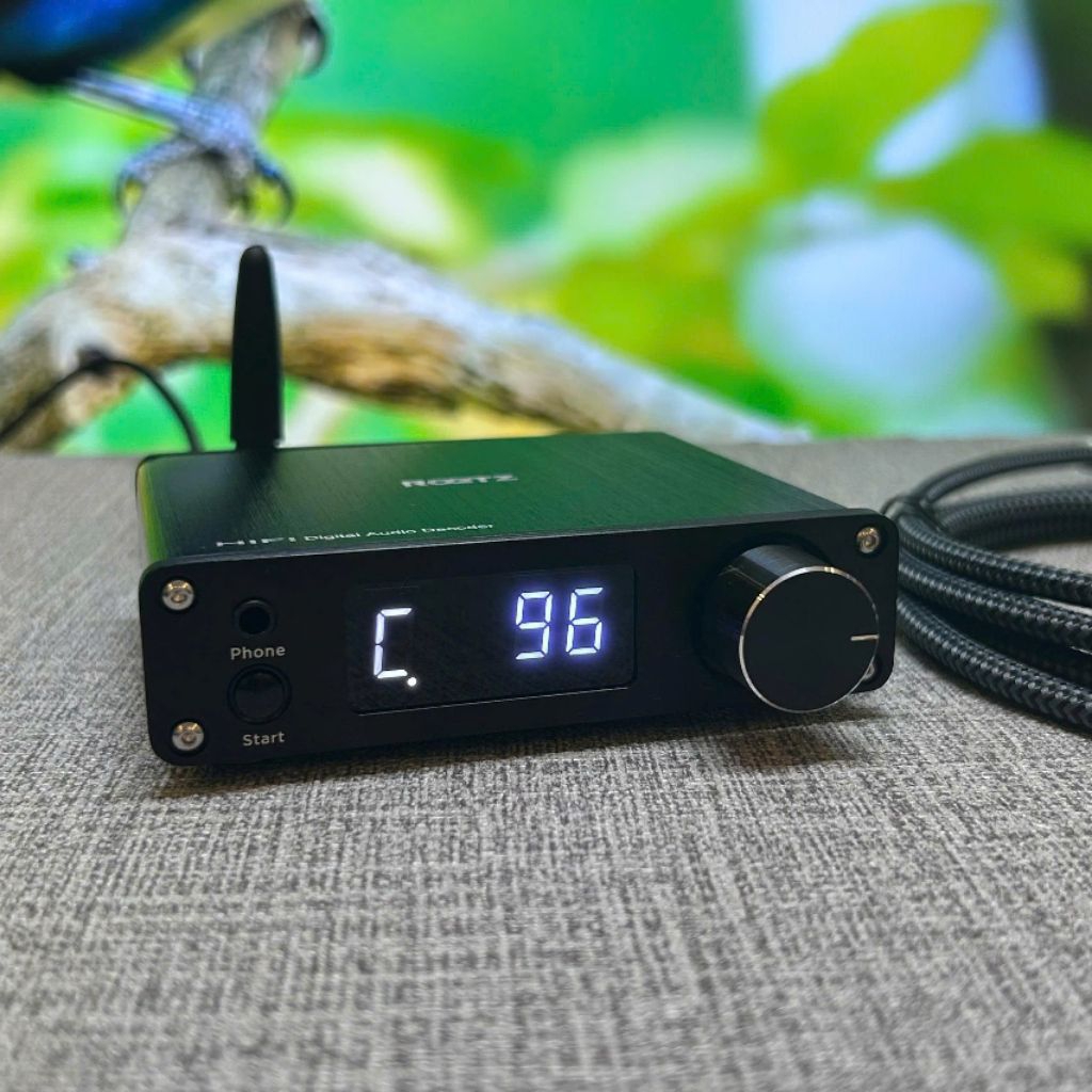 DAC Cao Cấp ROGTZ R8 Bluetooth 5.1 ES9038Q2M Hỗ Trợ LDAC aptX HD – Bộ Giải Mã Âm Thanh Hi-Res