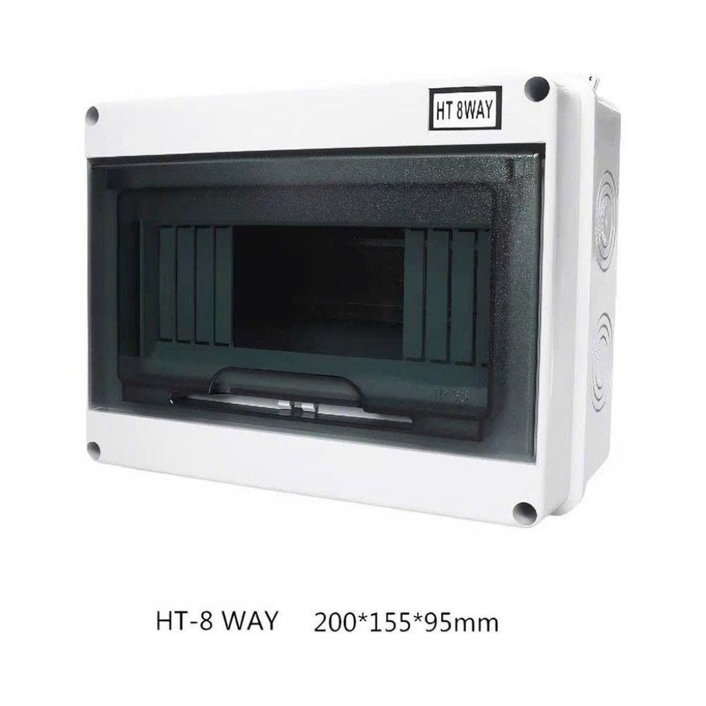 Tủ điện nhựa chống nước HT 5 WAY 8 WAY 12 WAY 15 WAY 18 WAY 24 WAY Hộp điện chống nước ngoài trời