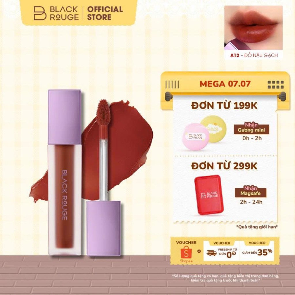 Son Kem Black Rouge Air Fit Velvet Tint Ver 2 - 4.5g