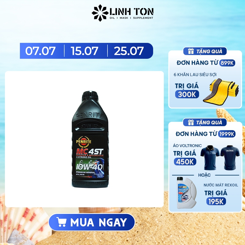 (Quà từ Penrite) Nhớt tổng hợp cao cấp Penrite MC 4ST 10w40 (Full Synthetic 100%)