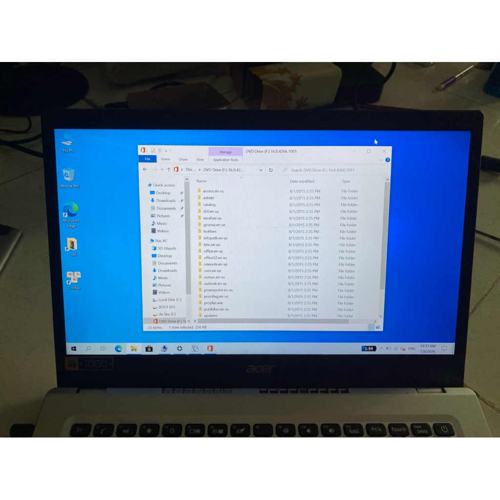 Laptop Acer i5 gen 11 8g 512g 14 in FHD