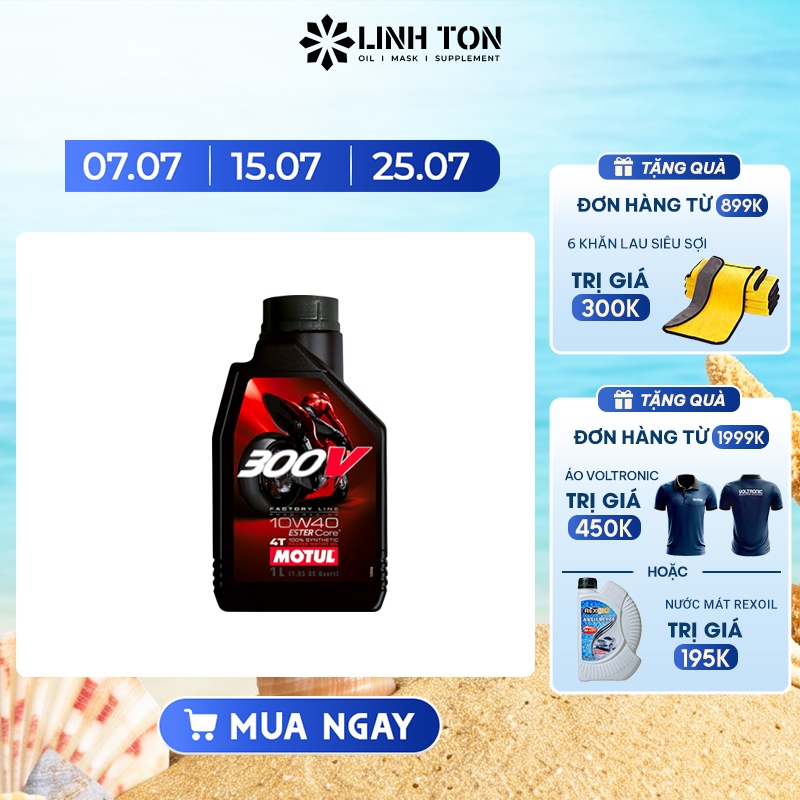 Nhớt nhập khẩu Pháp Motul 300v 10W40