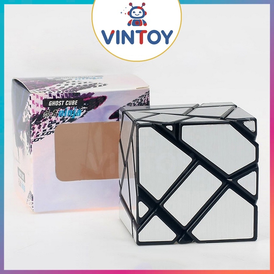 Rubik Ninja Ghost Cube 3x3 Rubic Biến Thể Siêu Xịn Đồ Chơi Trí Tuệ Trẻ Em Phát Triển Tư Duy 3x3x3