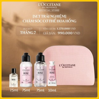 [Set Trải Nghiệm] Chăm Sóc Cơ Thể Hoa Hồng Rose Body Set L'Occitane