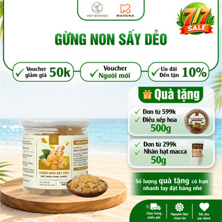 Gừng non sấy dẻo Mahena