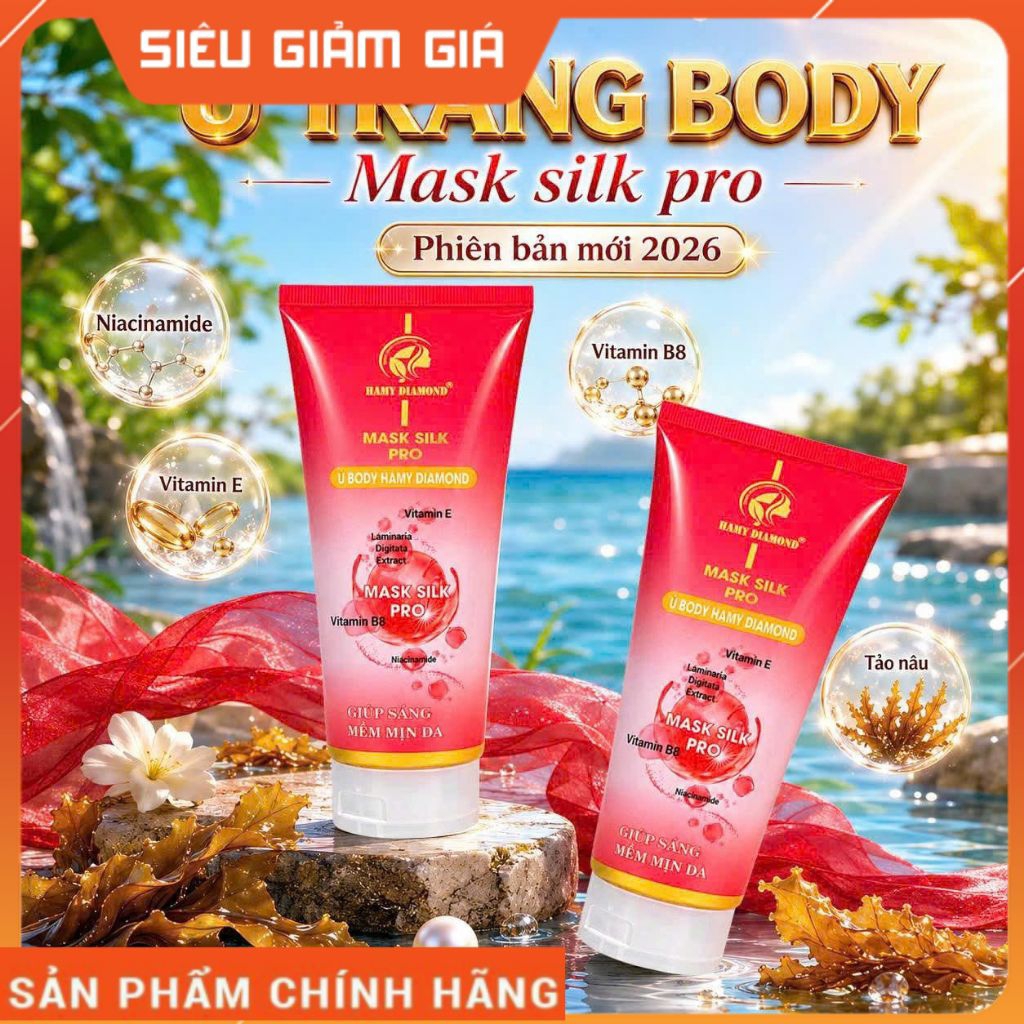 [ MỚI ] Ủ Cấy Trắng Body Vip Hamy_Mask Silk Body Vip
