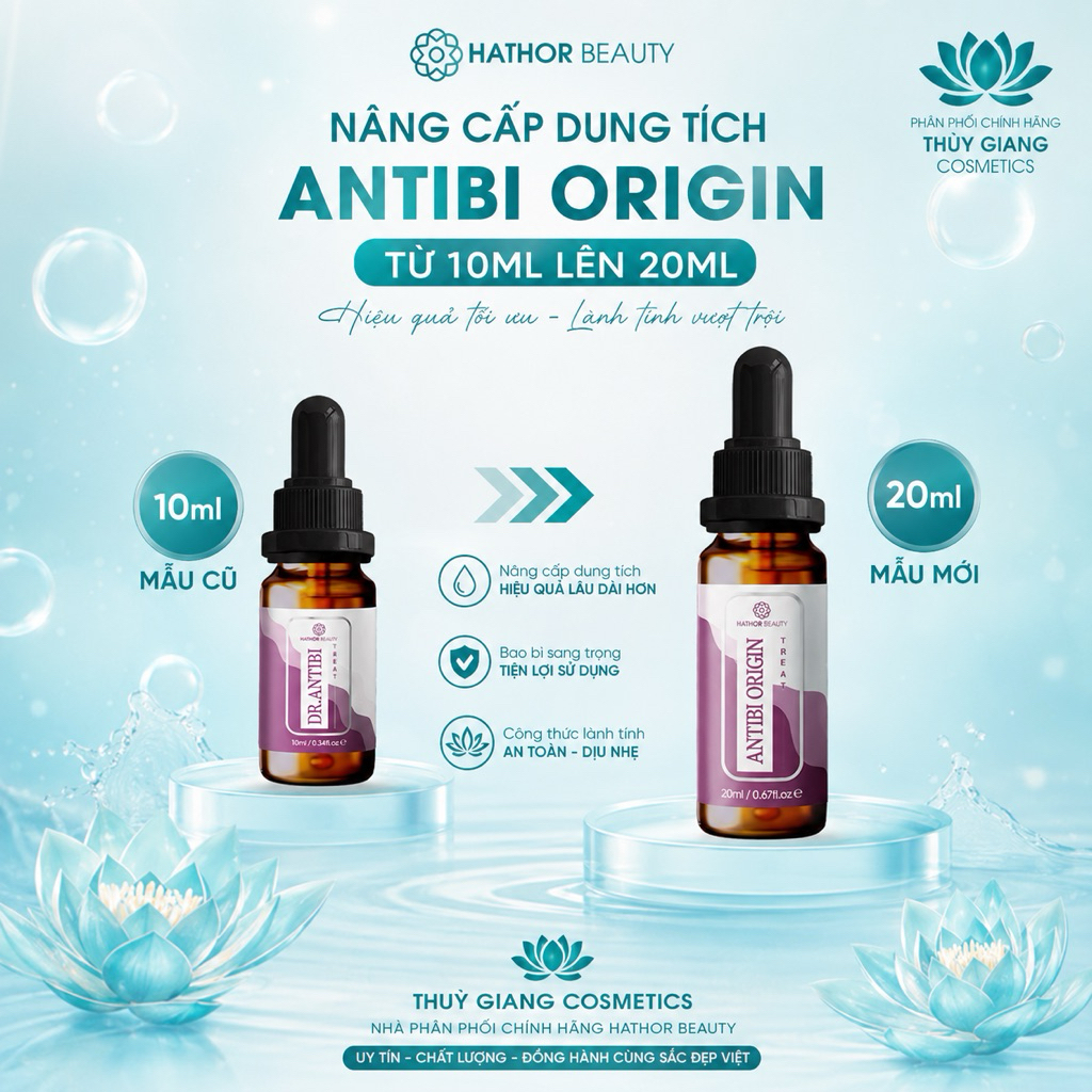 Serum chấm mụn viêm, se cồi mụn nhanh, mờ thâm Dr Antibi>> Antibi Origin 20ml - Hathor Beauty