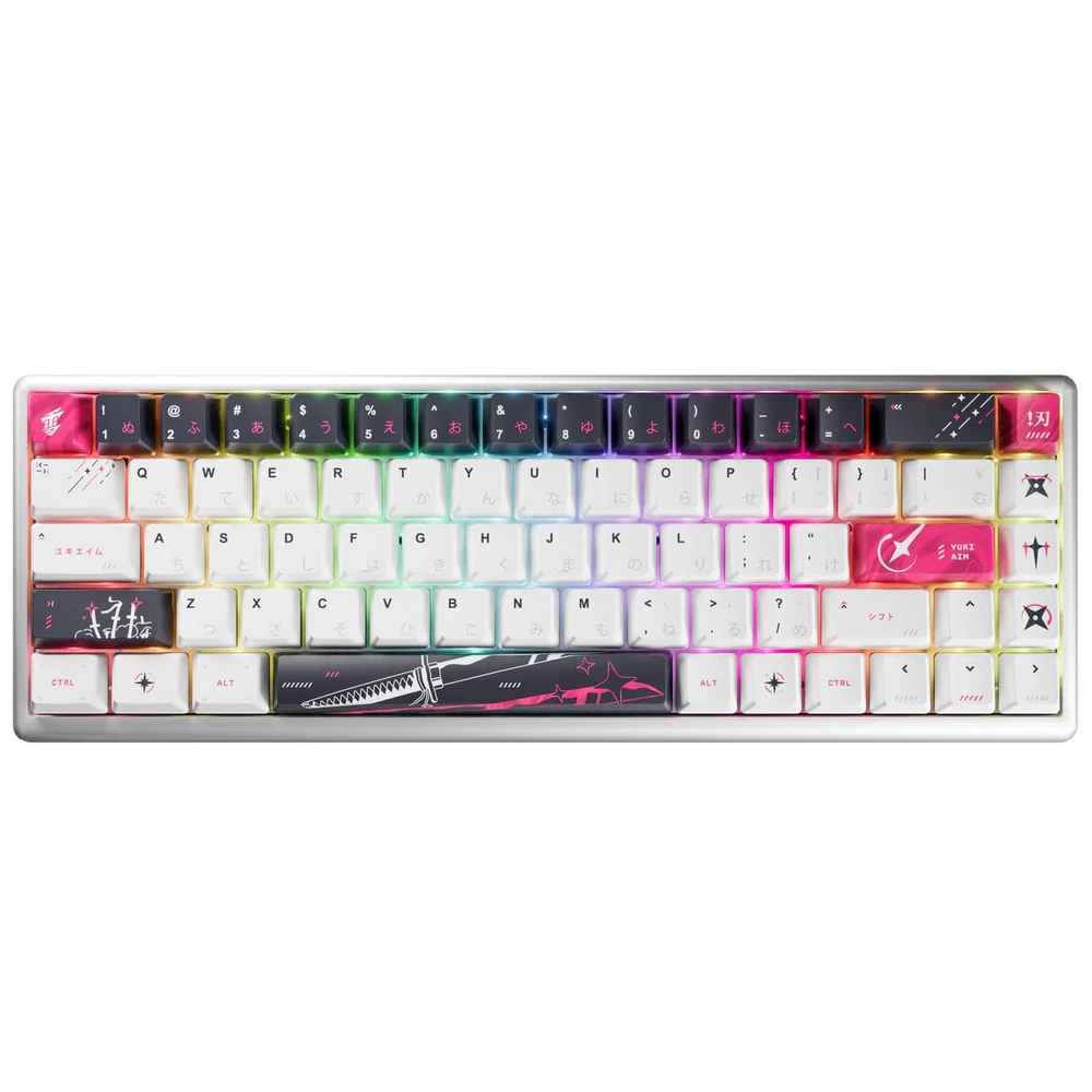 (Chính Hãng) Bàn phím cơ HE Yuki Aim Polar 65 Katana Edition - Hiragana (Limited Edition) qua sử dụn