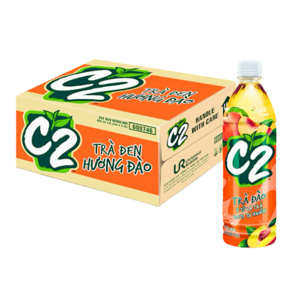 C2 Hương Đào 455ml