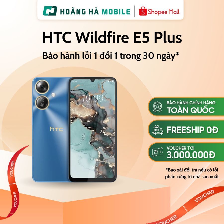 (Livestream) Điện thoại di động HTC Wildfire E5 Plus (6+6GB/128GB) - Hoàng Hà Mobile