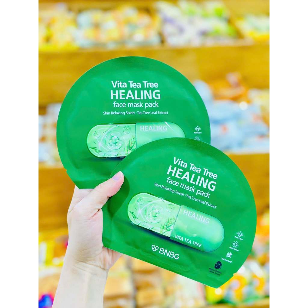 Combo 10 Mặt Nạ BNBG Tràm Trà Giảm Mụn Vita Tea Tree