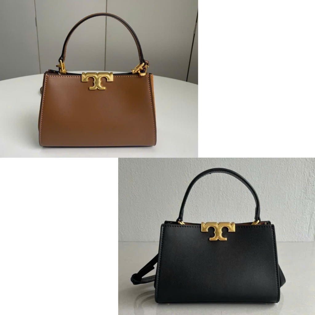 Túi Burch Eleanor mini Pebbled da thật