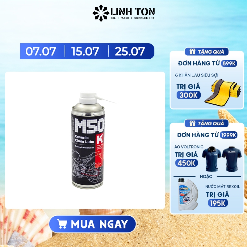 Xịt dưỡng sên phử sứ cao cấp nhập khẩu Đức Voltronic M50-K Ceramic Chain Lube (M50 Voltronic)