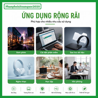 Box Ổ Đĩa DVD Gắn Ngoài USB 2.0 SATA 12.7mm/9.5mm – Tận Dụng Ổ DVD – Dùng Cho Laptop, PC