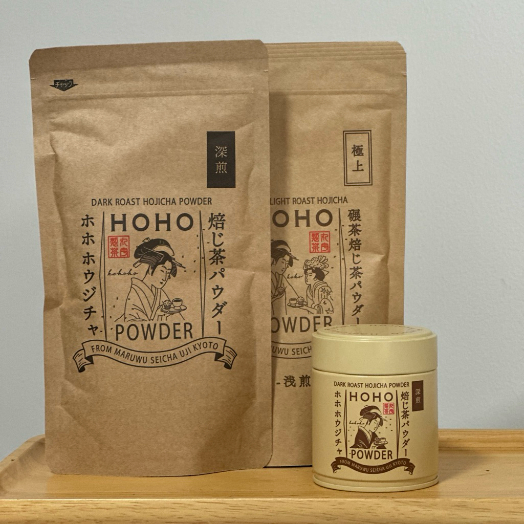 Hojicha hãng HOHO HOJICHA - Trà rang của Nhật Bản (premium, latte, chocolate...)