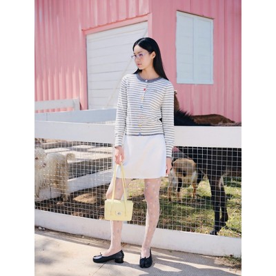 Áo cardigan OLV Knit Striped Buttoned Cardigan nhiều màu phù hợp đi chơi đi làm
