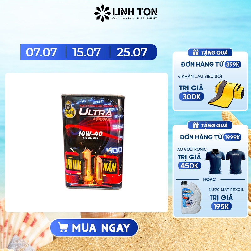 Nhớt tổng hợp SPRAYKING ULTRA POWER PLUS - SAE 10w40 API SN phiên bản kỉ niệm 10 năm
