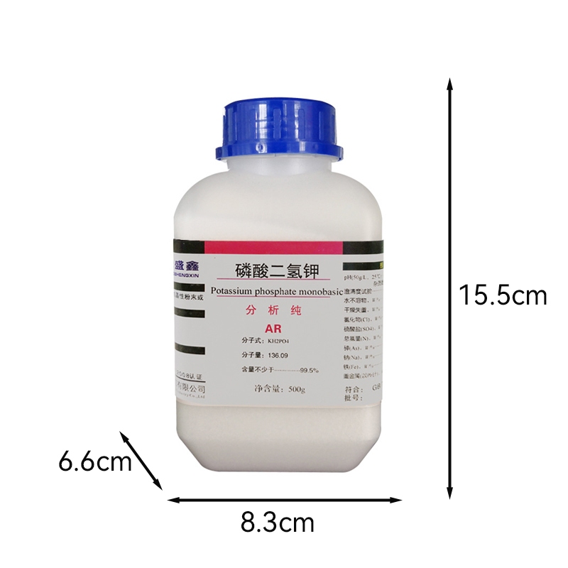 Kali dihydrogen phosphate 500g/ chai, phân tích thuần khiết, kali phốt phát AR, CAS: 7778-77-0, hóa 