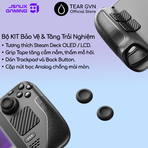 Bộ KIT bảo vệ và tăng trải nghiệm JSAUX cho Steam Deck OLED / LCD