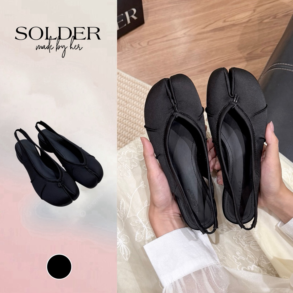 [SOLDER SHOES] GIÀY BÚP BÊ MŨI TABI MŨI XẺ - 35-40 - 6789-1