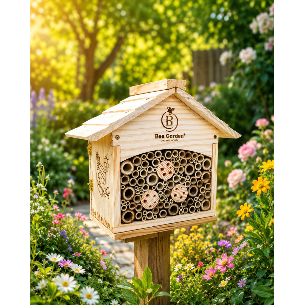 THÙNG NUÔI ONG DÚ BEE GARDEN GỖ TỰ NHIÊN