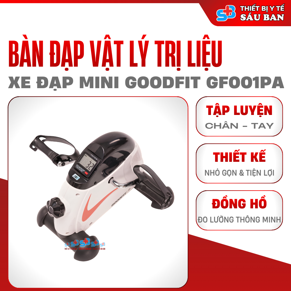 Xe Đạp Vật Lý Trị Liệu - Xe Đạp Tập Thể Dục Chính Hãng Goodfit GF001PA