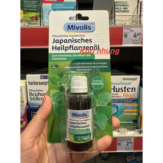 tinh dầu bạc hà mivolis Đức 30ml