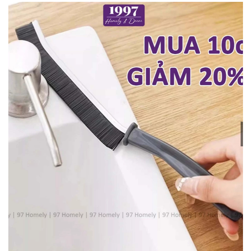 [Combo 10] Cọ Khe Rãnh Đa Năng 97HOMELY Cọ Khe Góc Siêu Sạch Sợi PVC Đánh Bật Vết Bẩn