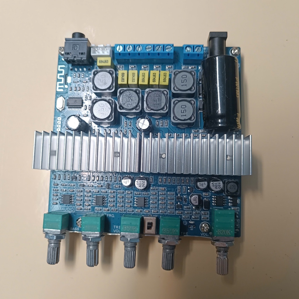 Mạch Loa 2.1 Bluetooth 5.0 Gemaudio CHÍNH HÃNG 200W - Chip TPA3116D2 (2x50W + 100W Sub) Cho Loa DIY
