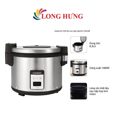 Nồi cơm điện nắp gài Cuckoo 6.3 lít CR-3555 - Hàng chính hãng