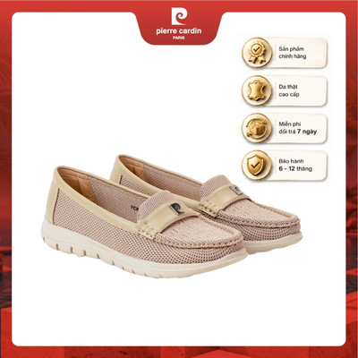 [NEW] Giày Lười Nữ Pierre Cardin – Vải Dệt Êm Ái & Đế Thể Thao Năng Động - 290