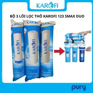 Lõi lọc nước karofi chính hãng, 3 lõi lọc nước số 123 smax duo , smax pro, smax pro v
