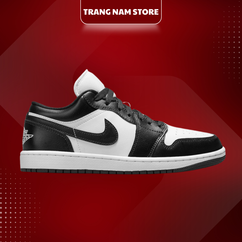 Giày Sneaker Emiko_Jordan 1 Low Panda Đẹp Nhất, Đủ Size Nam Nữ, Full Size Full Box
