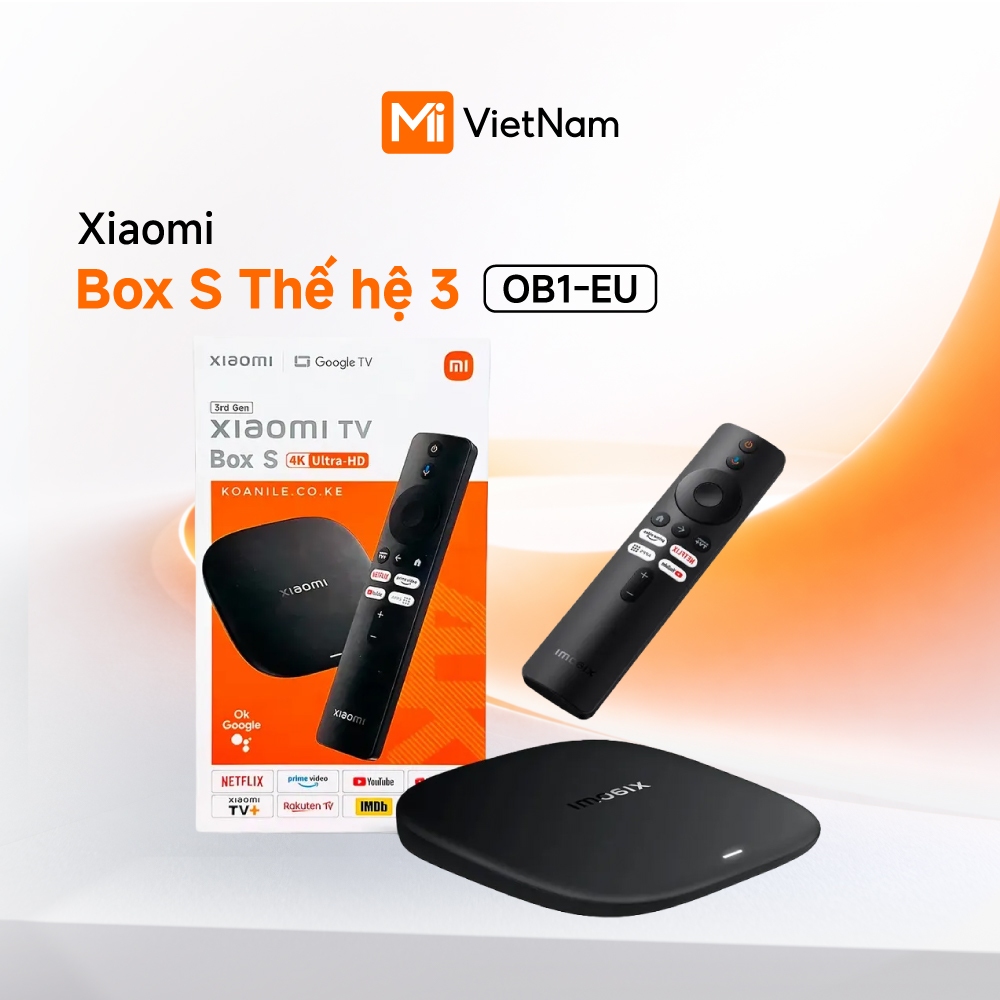 Xiaomi TV Box S Gen 3 - Hàng chính hãng