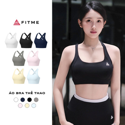 Áo bra tập gym yoga nữ Fitme Glow nâng ngực chất thun thể thao cao cấp co giãn thoáng khí BRGL03