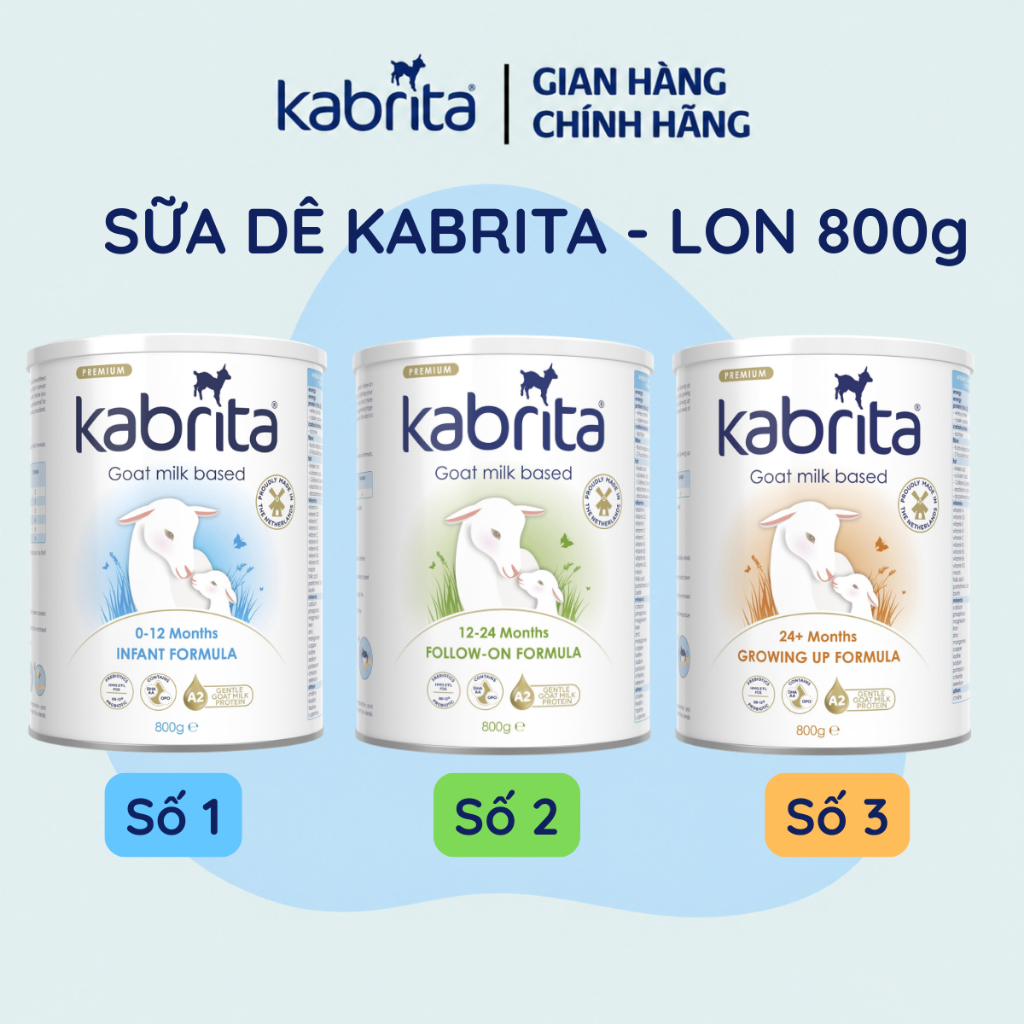 Sữa dê Kabrita lon 800g, nhập khẩu Hà Lan