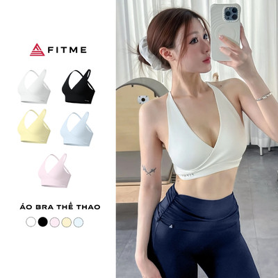 Áo bra tập gym yoga nũ Fitme Bloom nâng ngực chất thun thể thao co giãn thoáng khí BRBL01