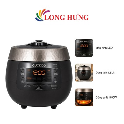 Nồi cơm điện áp suất cao tần Cuckoo 1.8 lít IH CRP-R1000F - Hàng chính hãng