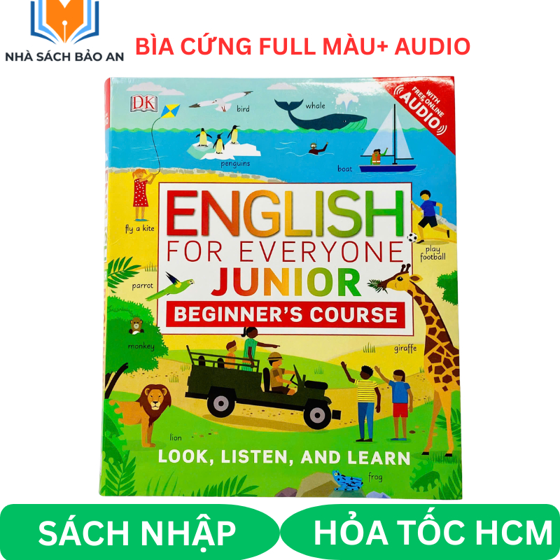 Sách nhập - English for Everyone Junior: Beginner’s Course tặng file nghe