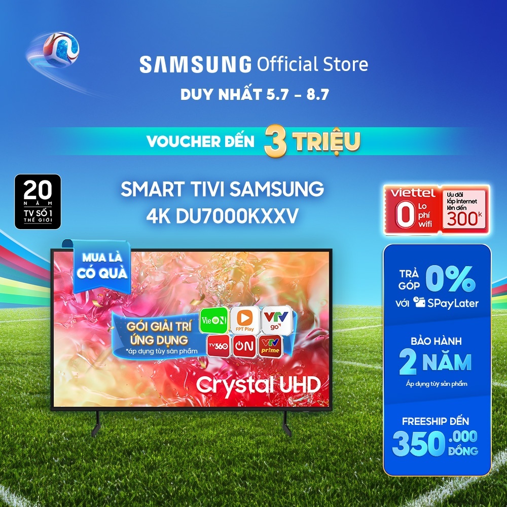 Smart Tivi Samsung 4K DU7000KXXV