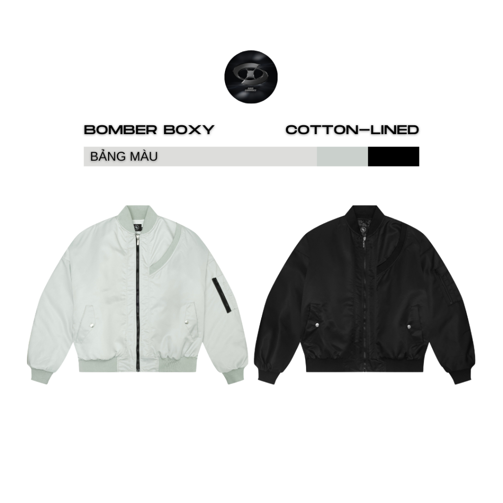 Bad Choices | Áo Bomber Chần bông COTTON-LINED form Boxy