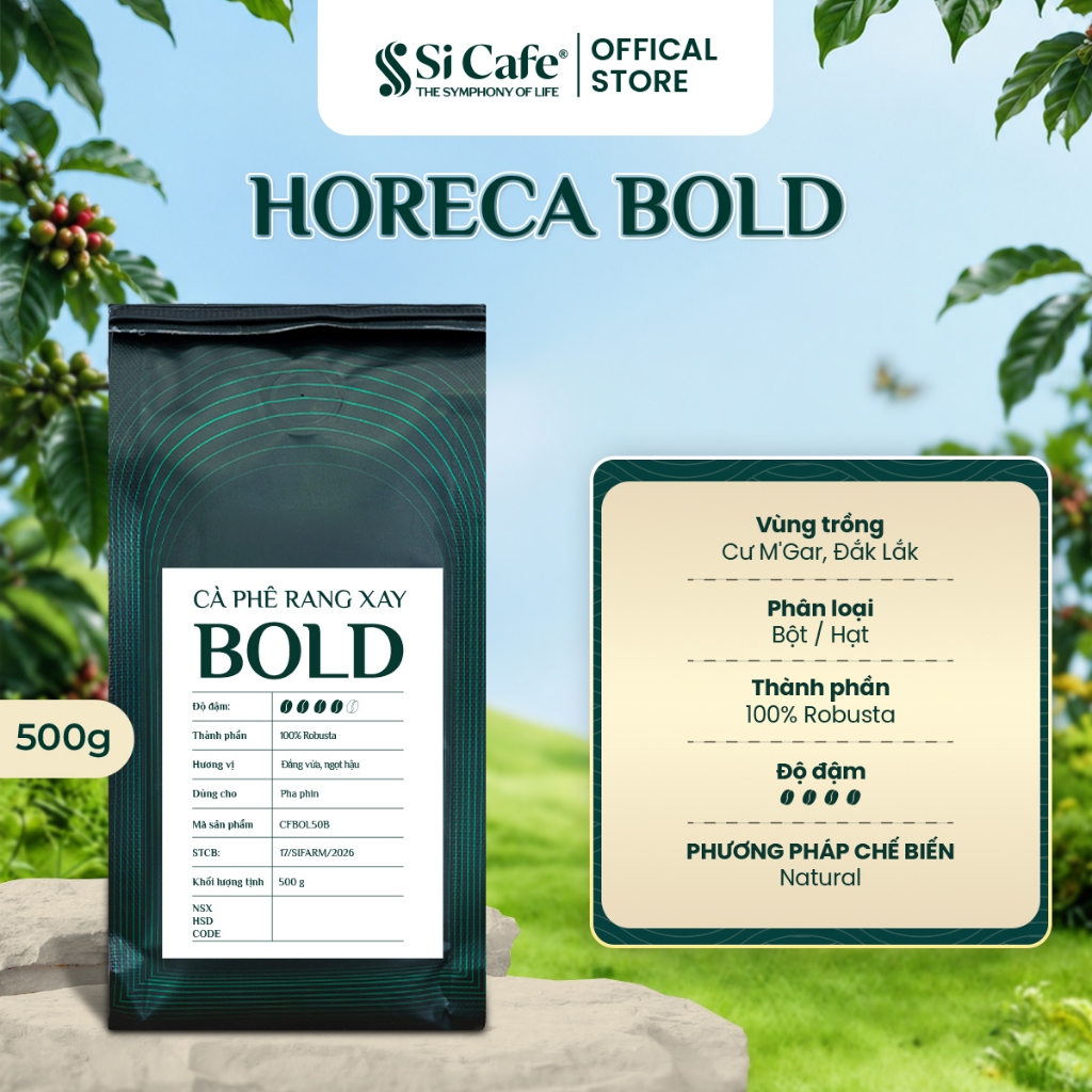 Cà Phê Nguyên Chất BOLD Kênh Horeca