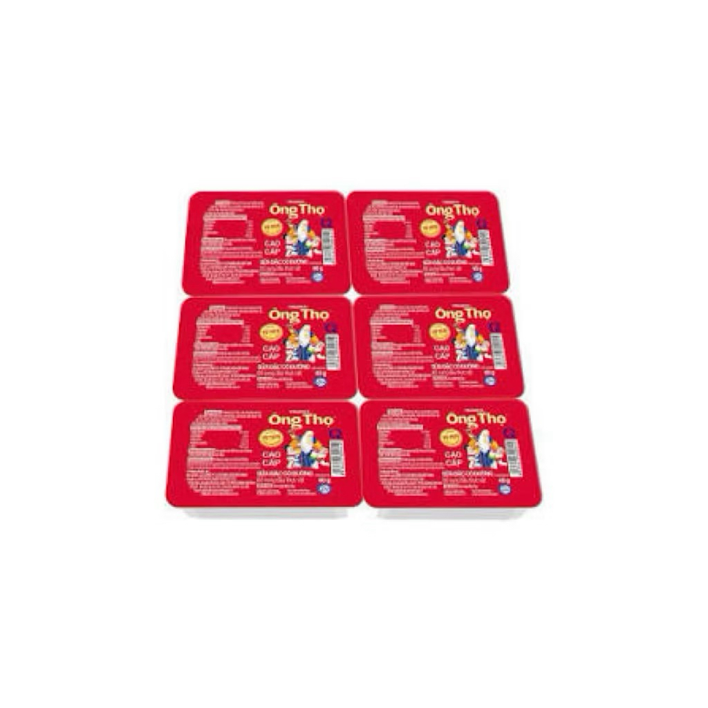 Lốc/ vỉ 6 hộp - Sữa Đặc Vinamilk Ông Thọ Đỏ Hủ 40g / thọ vỉ - Thơm Ngon, Sánh Mịn
