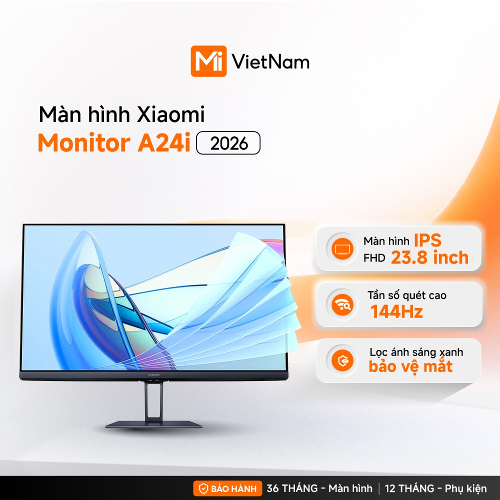 Xiaomi Màn hình Monitor A24i | Bảo vệ mắt | FHD 23.8 inch - BH 3 năm chính hãng