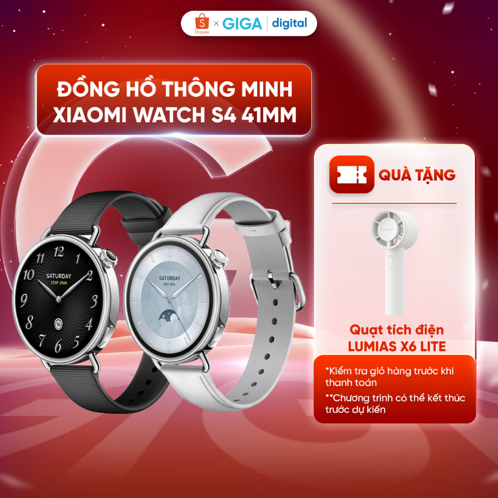 Đồng hồ thông minh Xiaomi Watch S4 41mm - Màn hình AMOLED 1.32inch - 320mAh - 150+ chế độ thể thao - Chống nước 5ATM | BigBuy360 - bigbuy360.vn
