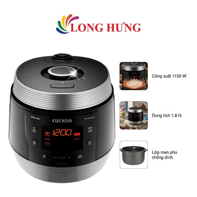 Nồi cơm điện áp suất điện tử Cuckoo 1.8 lít HP CRP-QW1000F - Hàng chính hãng