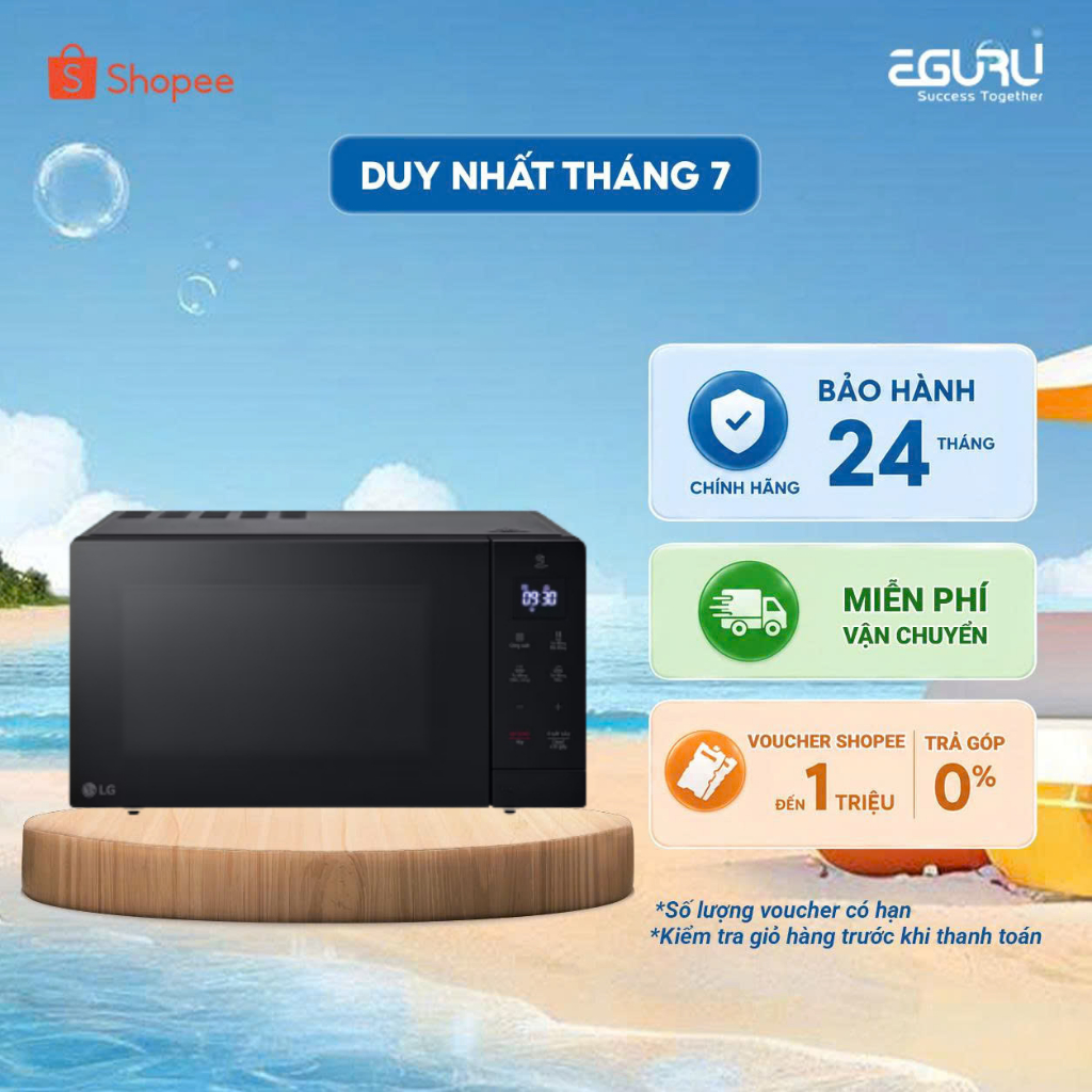 Lò Vi Sóng LG NeoChef™ màu Đen 30L - MS3032JAS - Bảo hành chính hãng 24 tháng